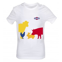 T-Shirt  Bianca Bimbo "FARM"